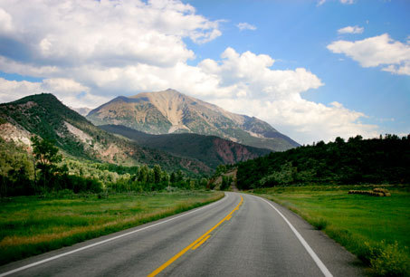 Scenic road in Colorado